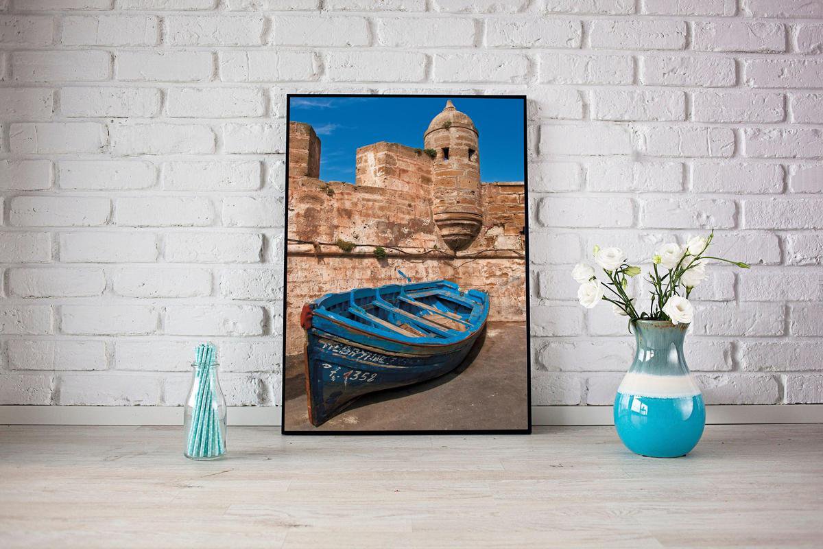 fotokader of poster met Marokkaans landschap, 30x42 cm, fotolijst inbegrepen