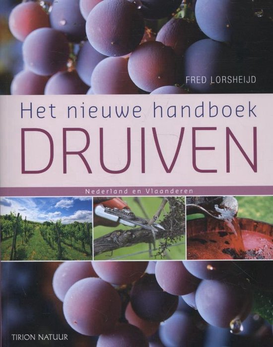 Cover van het boek 'Het nieuwe handboek druiven' van Fred Lorsheijd