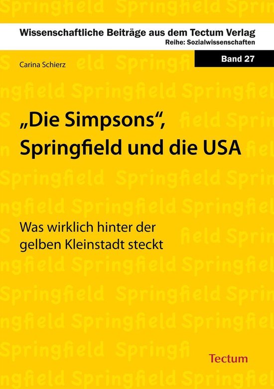 Die Simpsons, Springfield und die USA - cover