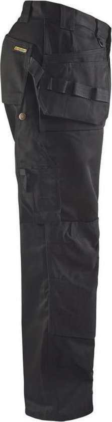 Blaklader Pantalon de travail avec genouillères 15301860 Pantalon de travail Noir NL: 58 BE: 52