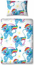 My Little Pony Dash - Dekbedovertrek - Eenpersoons - 120 x 150 cm - Multi - Inclusief dekbed en kussen