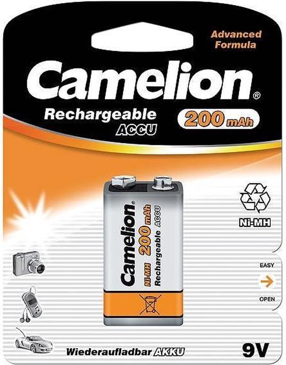 Аккумулятор camelion nh 9v250bp1