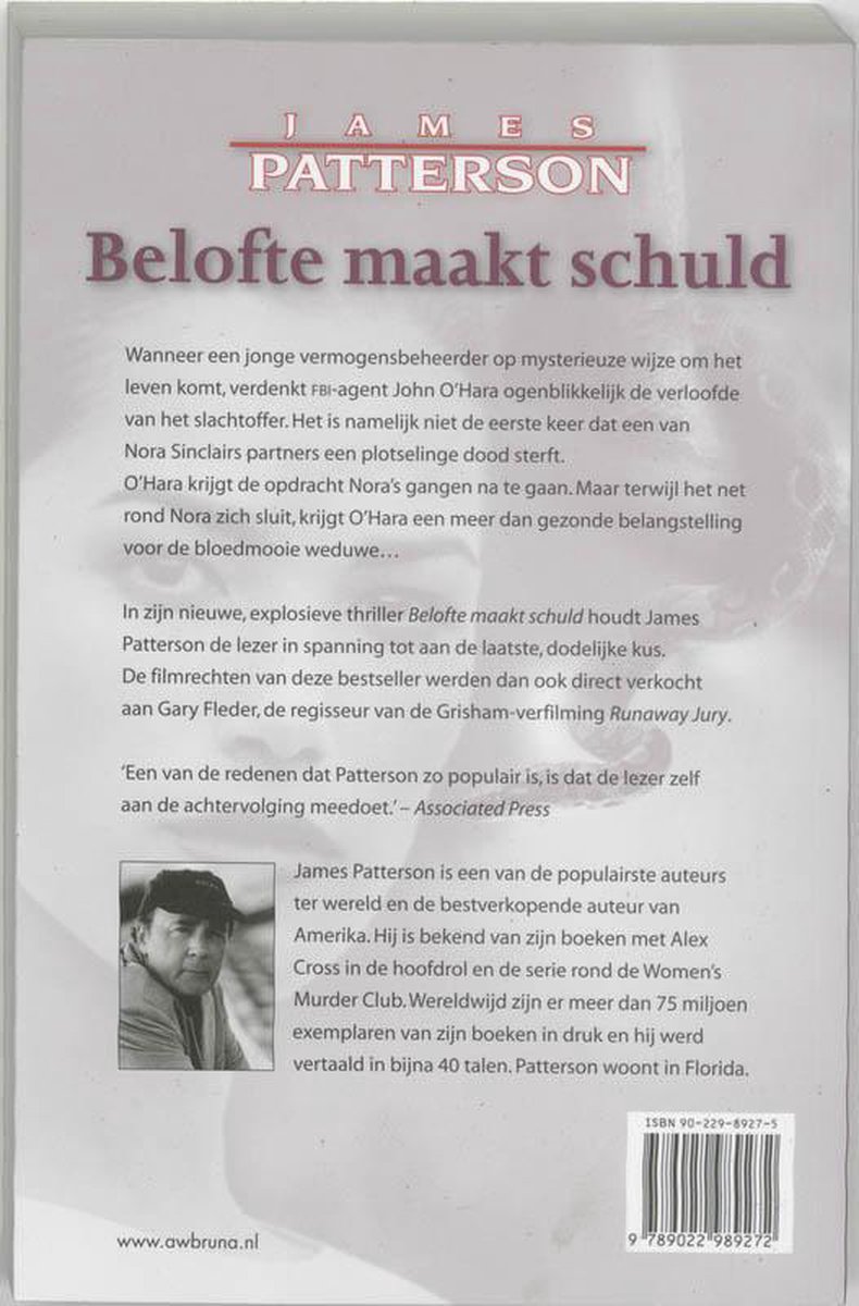 Belofte Maakt Schuld - back cover