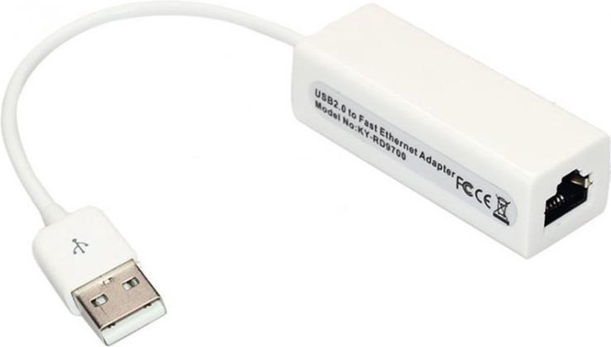 USB 2.0 naar 10/100Mbps LAN Network Adapter