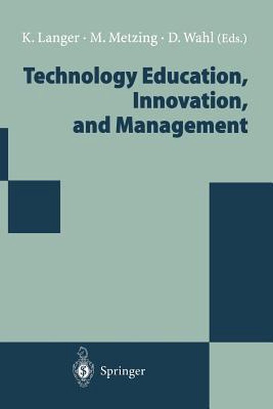 Technology Education, Innovation, and Management - cover