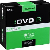 DVD-R intenso 4,7GB 10pcs Slimcase 120 Min.