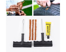 Banden reparatieset - Reparatieset voor autobanden - Proppenset -Reparatie set Banden -Propset- Universele bandenreparatieset voor tubeless banden
