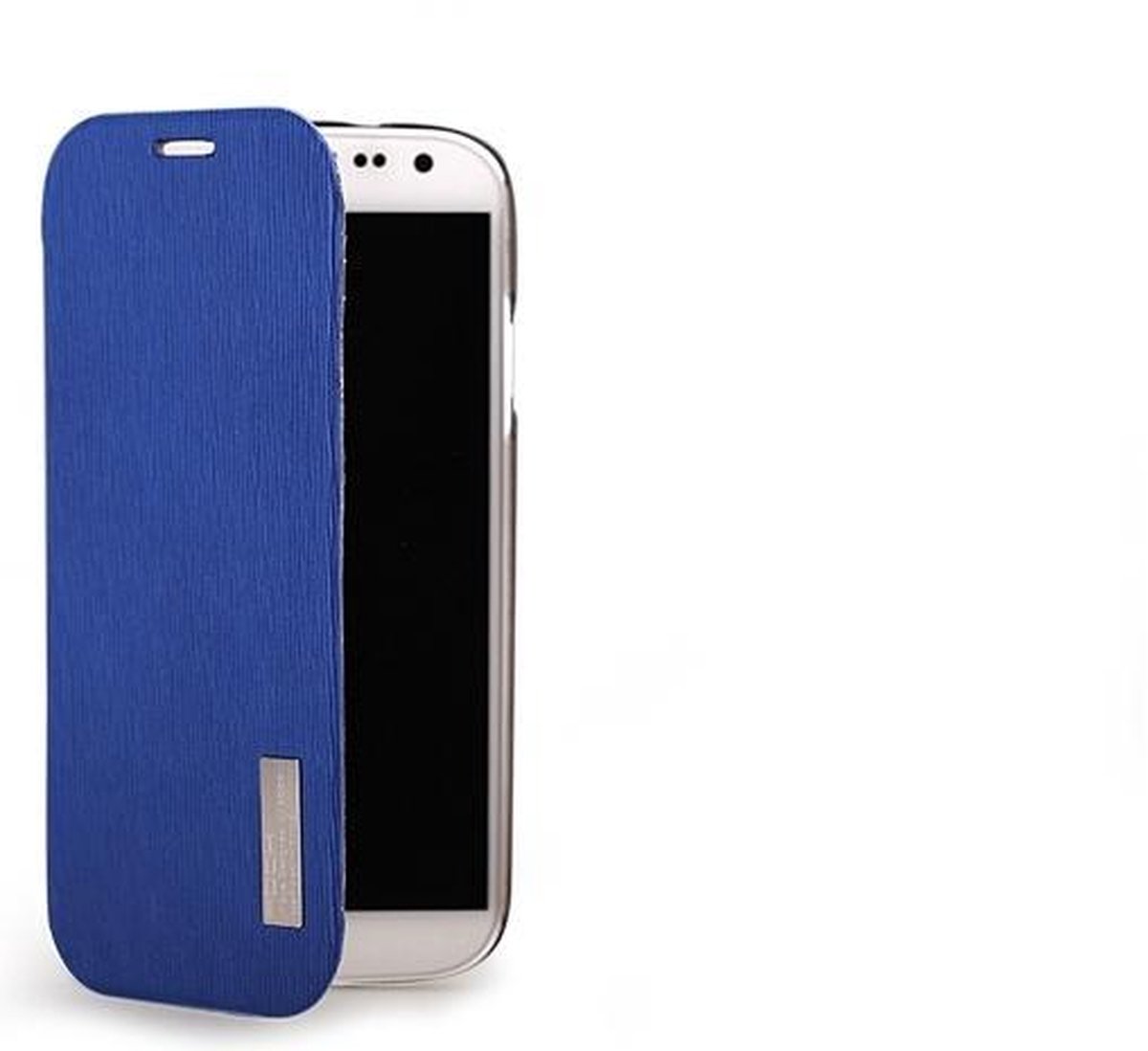 Rock Elegant Side Flip Case Lake Blue Samsung Galaxy S4 I9500/i9505