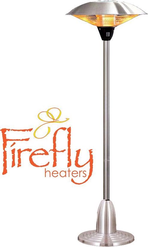comfortabel Schadelijk Stout Firefly Vrijstaande Terrasverwarmer - Staand 2100W Elektrisch Halogeen |  bol.com