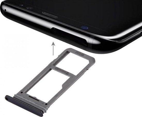baseren werkzaamheid Schotel mobtsupply Simkaart houder Black Voor Samsung Galaxy S8 SM-G950F / G955F |  bol.com