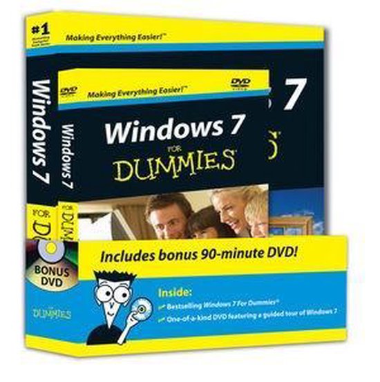 Windows 7 For Dummies, Book + DVD Bundle - cover