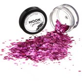 Moon Creations Glitter Grote Glittervlokken 3 Gr Roze