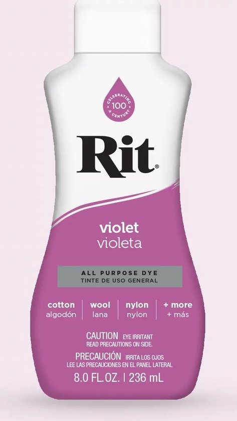 Foto: Textielverf rit dye violet