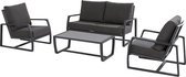 4 Seasons Outdoor - Madagascar loungeset 4-delig - grijs