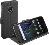 Motorola Moto G5 Plus Hoesje Bookstyle Y Wallet Case Zwart