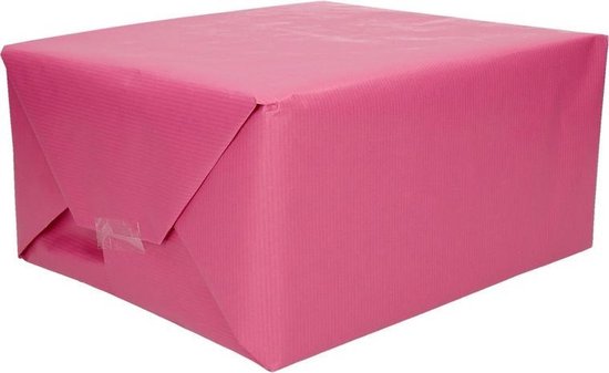 een vergoeding Riskeren servet Rollen Kraft inpakpapier roze - 200 x 70 cm - kadopapier / cadeaupapier /  Boeken kaften | bol.com