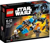 LEGO Star Wars Pack de combat la moto speeder du Bounty Hunter- 75167