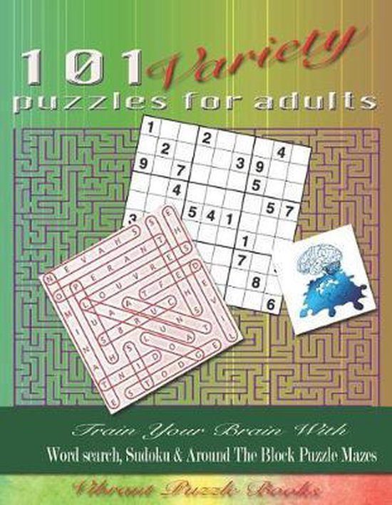 101 Variety Puzzles for Adults, Vibrant Puzzle Books 9781797703893
