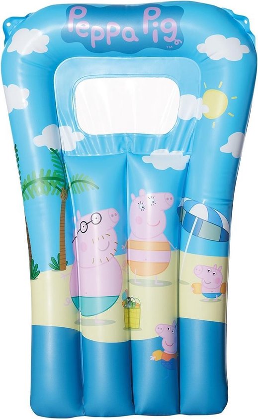 Assimileren stap in Geweldig Happy People Luchtbed Peppa Pig 67 X 43 Cm Blauw | bol.com