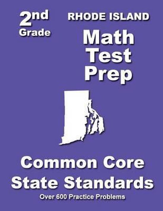 Rhode Island 2nd Grade Math Test Prep - cover