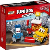 LEGO Juniors Cars Guido en Luigi's Pitstop - 10732 - Rood
