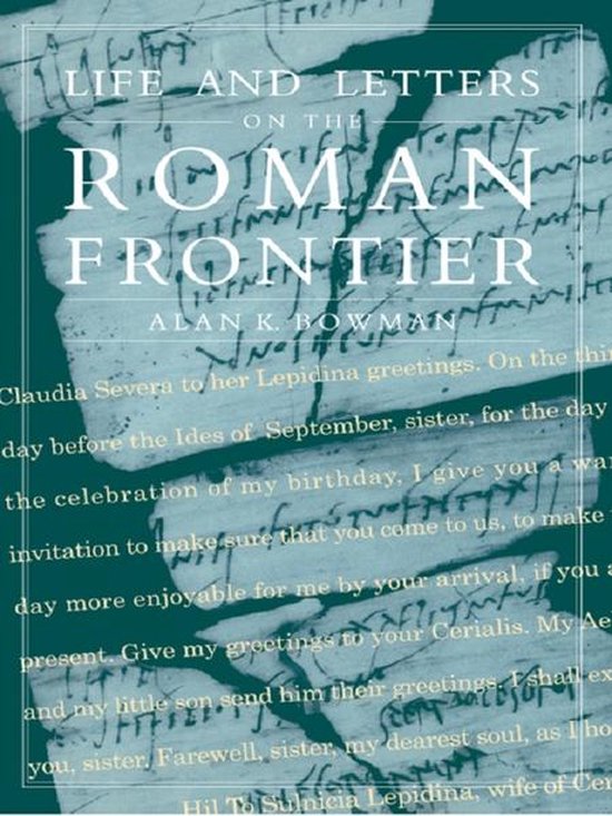 Life and Letters from the Roman Frontier - cover