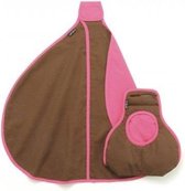 Feedi - borstvoedingsdoek - Heavy Brown (roze en bruin)