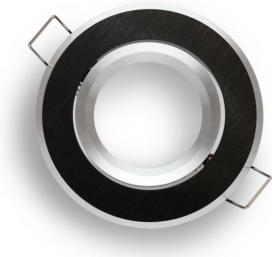 LED line Inbouwspot - Rond - Kantelbaar - GU10 Fitting - Ø 50 mm - Zwart
