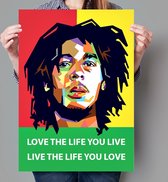 Affiche Pop Art Bob Marley
