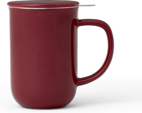 Viva Scandinavia - Tasse à thé Minima Balance - 500 ml - Bordeaux