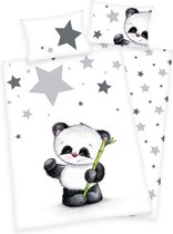 Baby Best Dekbedset Panda 100x135cm (Flanel)