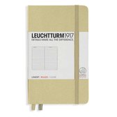 Leuchtturm1917 Notitieboek Pocket - Hardcover - Gelinieerd - Zand