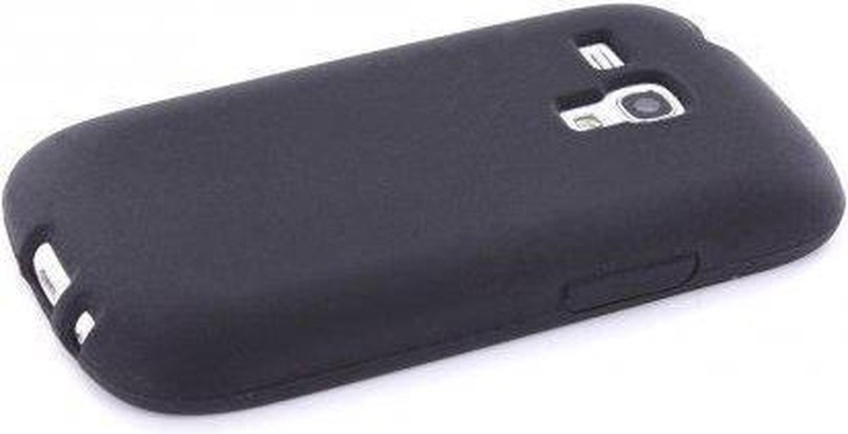Mobiparts Siliconen Case Samsung i8190 Galaxy S3 Mini Black