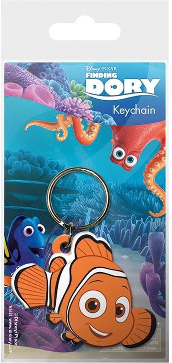 Disney Finding Dory Nemo Rubber Keychain / Sleutelhanger