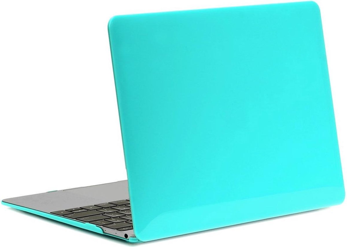 Macbook Case voor Macbook Retina 12 inch - Laptoptas - Matte Hard Case - Turquoise