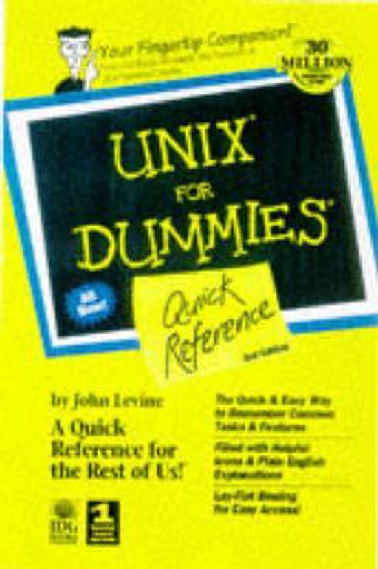 UNIX for Dummies Quick Reference - cover