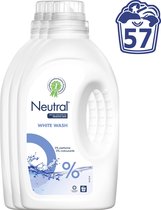 Neutral Wit Parfumvrij - 60 wasbeurten - Wasmiddel - 3 stuks - Voordeelverpakking