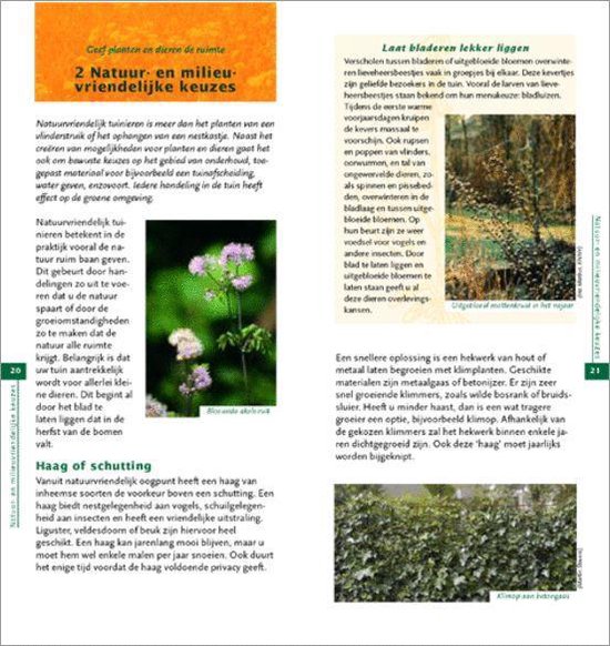 Milieuvriendelijk tuinieren - Natuur in eigen tuin