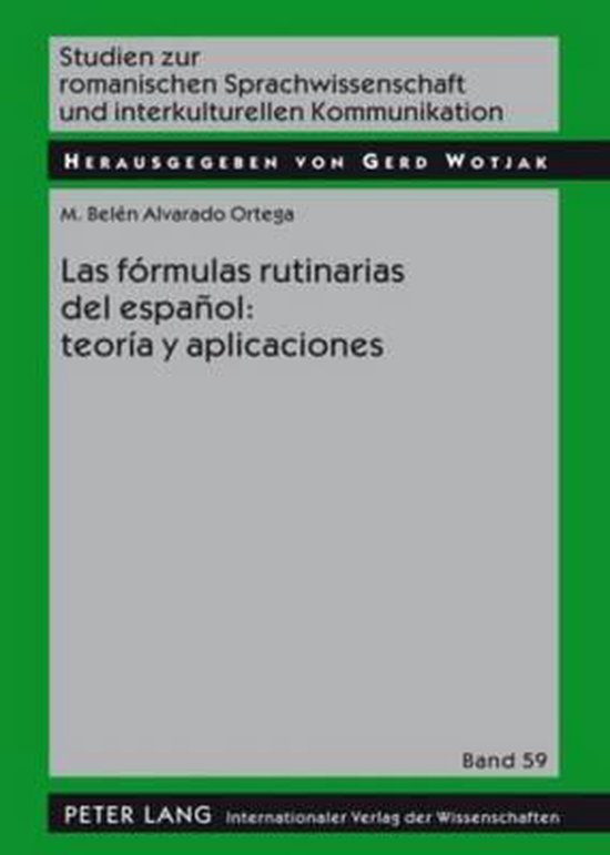Las formulas rutinarias del español: teoría y aplicaciones - cover
