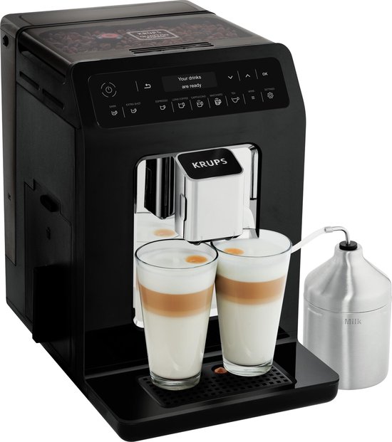 Krups Evidence EA8918 - Volautomatische espressomachine - Zwart aanbieding