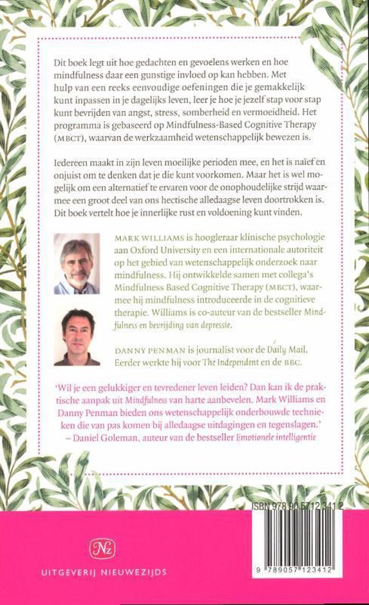 Mindfulness - back cover