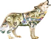 Puzzle - Puzzle Contour - 750 pièces XXL - Meadow Wolf - SunsOut