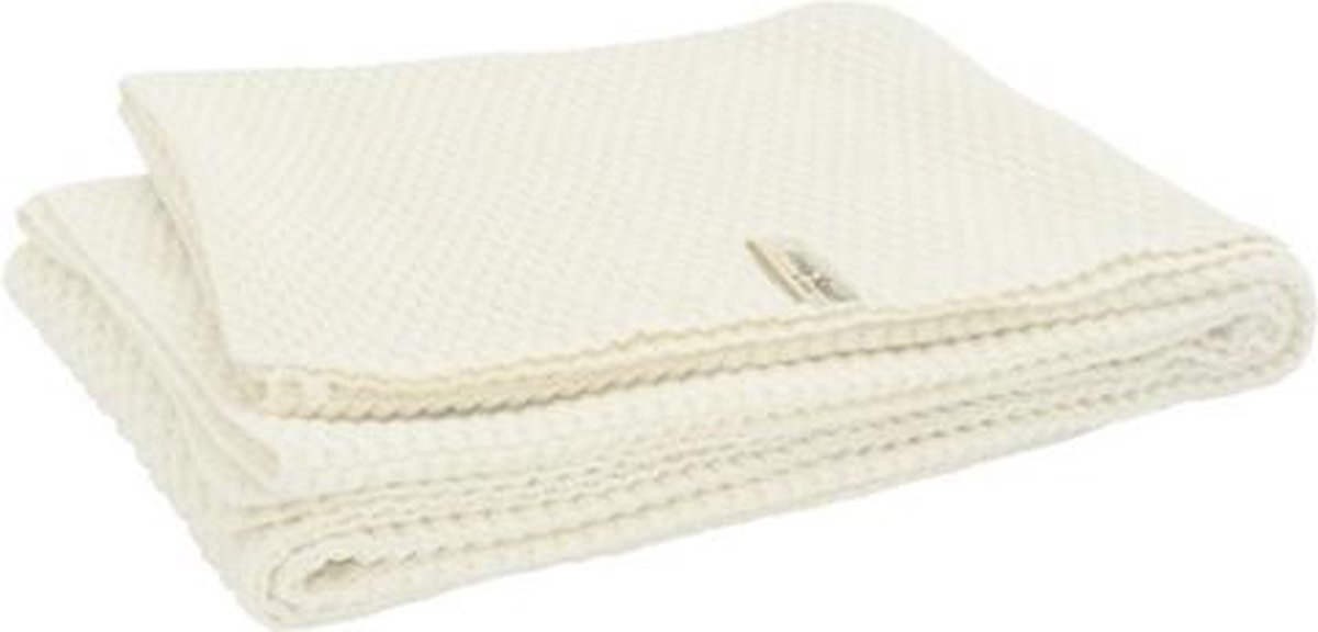 Jollein Deken Little Naturals Drops 75x100 cm - Wit