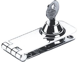 Overvalsluiting - Bakskistsluiting met slot - RVS - Sluiting slot