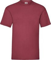 Fruit of the Loom - 5 stuks Valueweight T-shirts Ronde Hals - Bordeauxrood - L