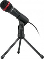 C-TECH MIC-01 Table microphone Bedraad Zwart microfoon