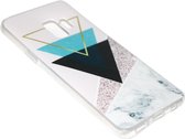 Geometrische vormen hoesje siliconen Geschikt voor Samsung Galaxy S9 Plus