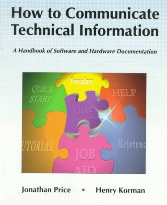 How to Communicate Technical Information - cover