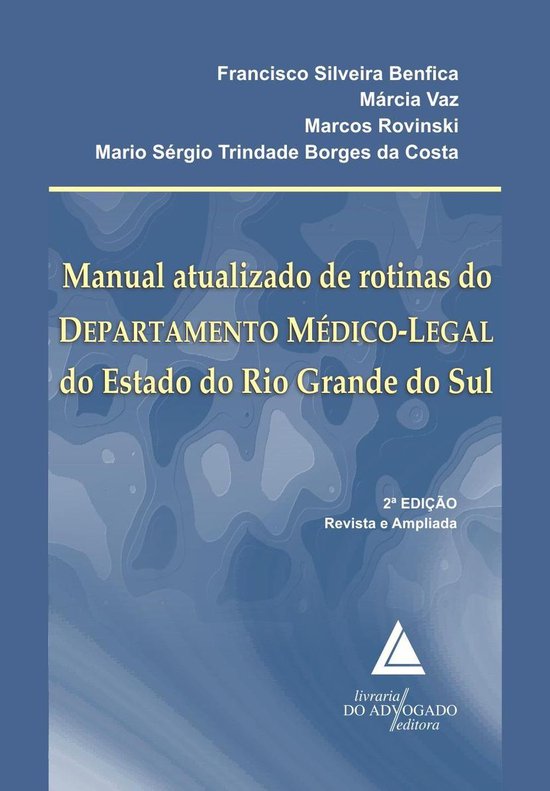Manual Atualizado de Rotinas do Departamento Médico Legal d ... - cover