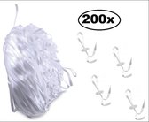 200x Ballon lint sluiting (snelsluiter)